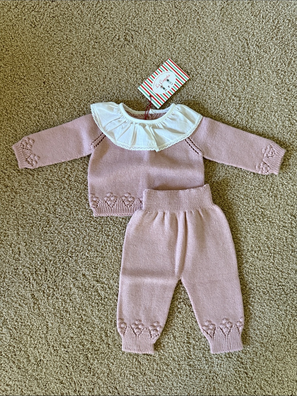 La Coqueta knit sweater set